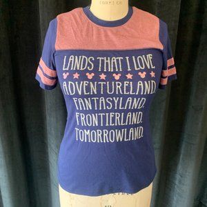 WDW Lands Baseball Shirt